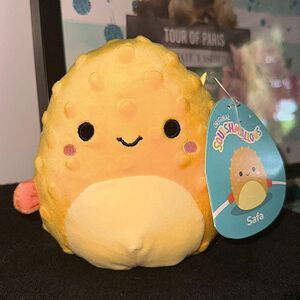 Safa the Yellow Puffer Fish 5” Squishmallows NWT